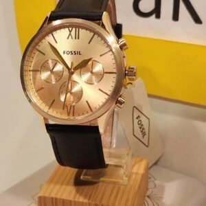 Reloj Fossil Dorado/Cuero