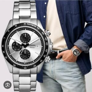 Reloj Fossil Tachymeter/White_Black