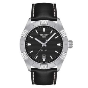 Reloj Tissot Cuero Silver/Black