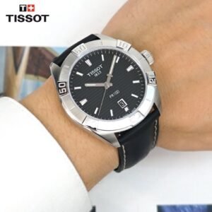 Reloj Tissot Cuero Silver/Black