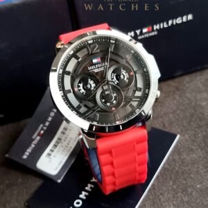 Reloj Tommy Hilfiger Silicone Red