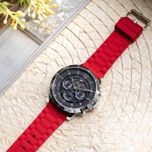 Reloj Tommy Hilfiger Silicone Red